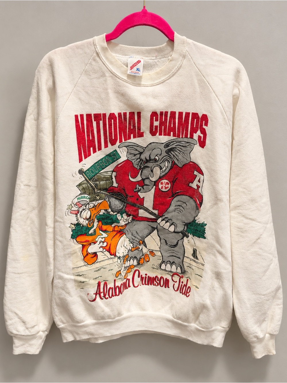 Vintage 1993 Alabama Crimson Tide National Champs Sweatshirt Size XL